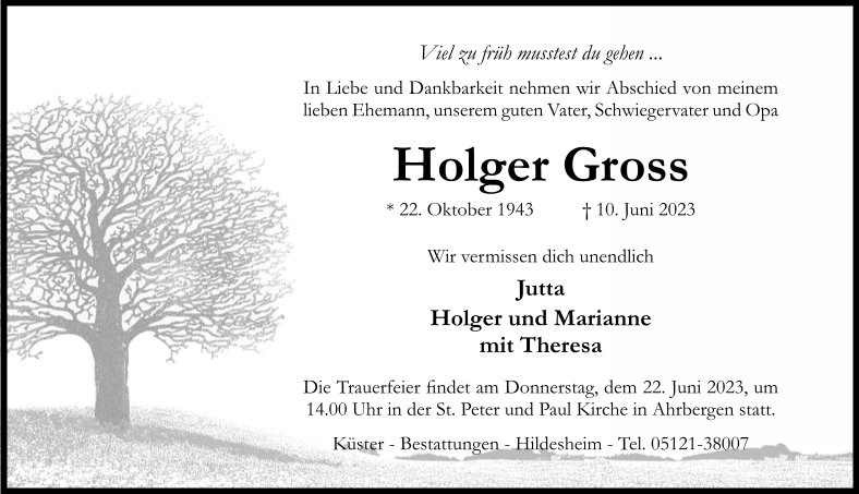 Erinnerungsbild für Holger Gross