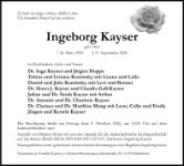 eine Anzeige